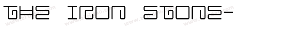 The Iron Stone字体转换